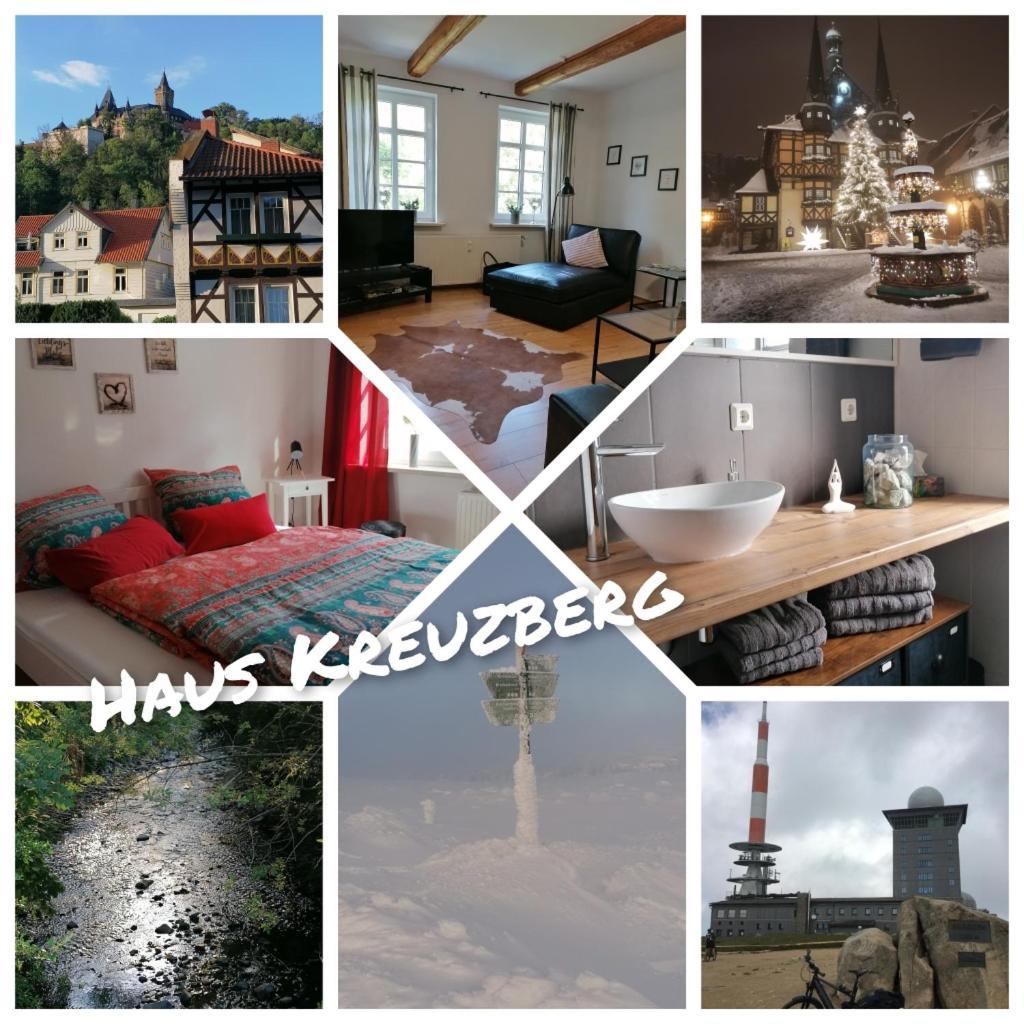 Ferienwohnung Haus Kreuzberg mit Schlossblick Wernigerode Exterior foto