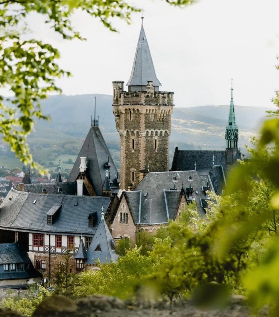Ferienwohnung Haus Kreuzberg mit Schlossblick Wernigerode Exterior foto
